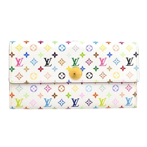 Louis Vuitton Multicolor Portefeuille Sarah Wallet M93744 CA2173 175775 - Picture 1 of 7